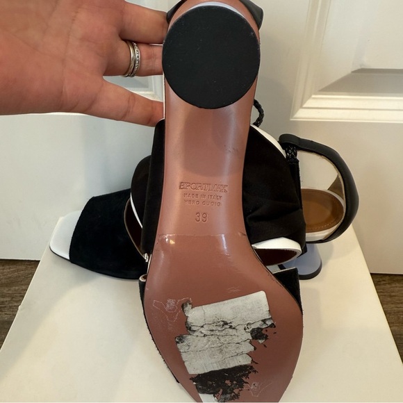 SportsMax by MaxMara Heeled Sandals Size: EU39 US8.5 Summer/ Spring/Party/Events - Picture 10 of 13